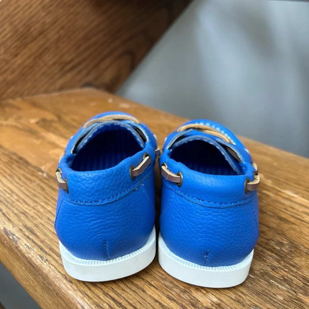 Boys Capri Blue Boat Shoe by Janie and Jack toddler size 9